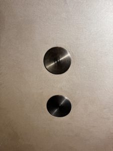 Metal gun shower sensors